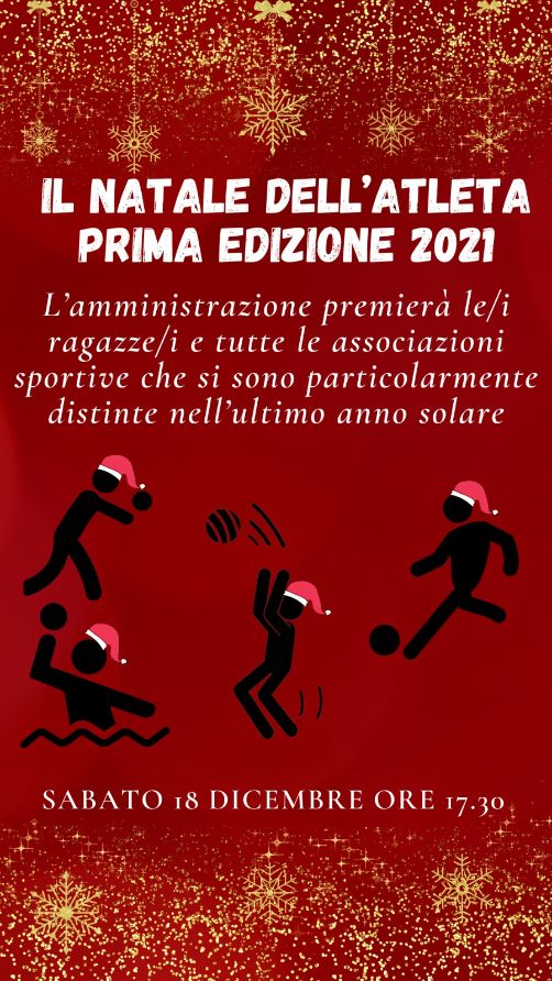 Manduria. IL NATALE DELL’ATLETA