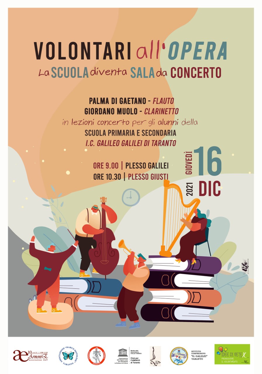 TARANTO. Al via “Volontari all’OPERA – La Scuola diventa Sala da Concerto”